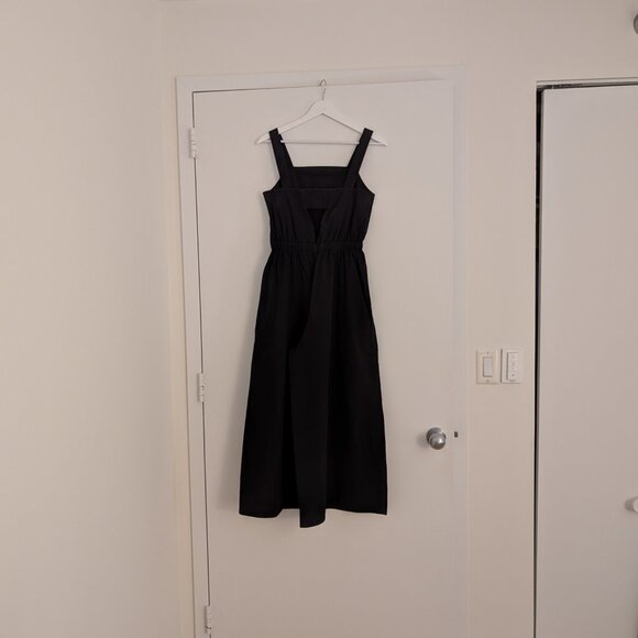 COS Cotton Black Jumpsuit Size 4 - Picture 2 of 2